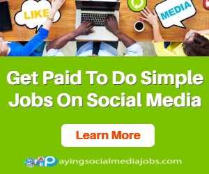 Get paid on social media ad